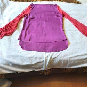 Tahari Hi-Low Blouse